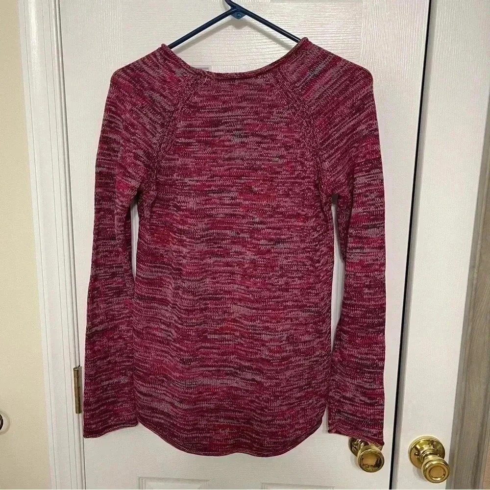 Calvin Klein Jeans Pink Marled Sweater Long Sleeve Women's Size Small - Picture 2 of 11